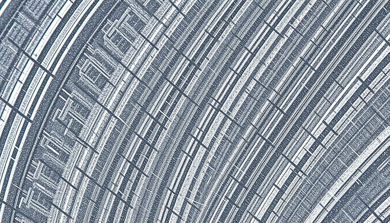 7075 T6 aluminum forging microstructure showing grain alignment
