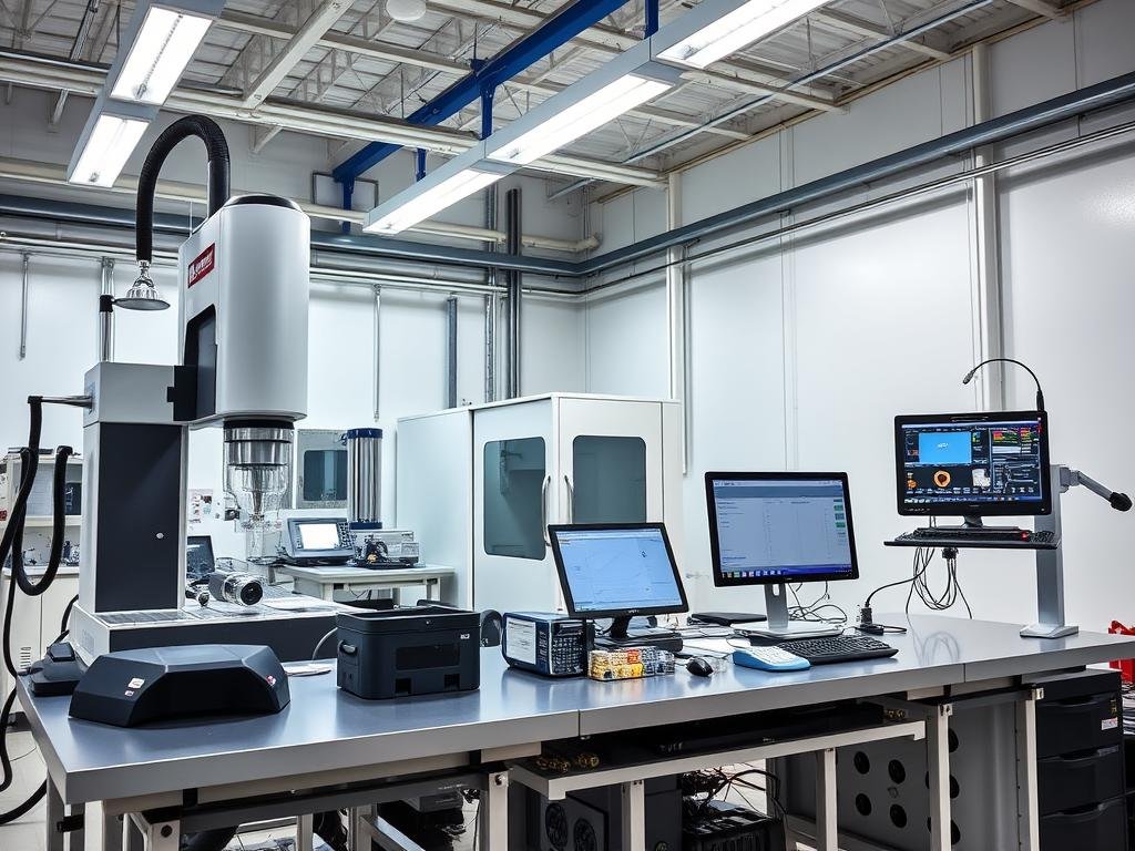 Advanced testing equipment for metal forge component verification