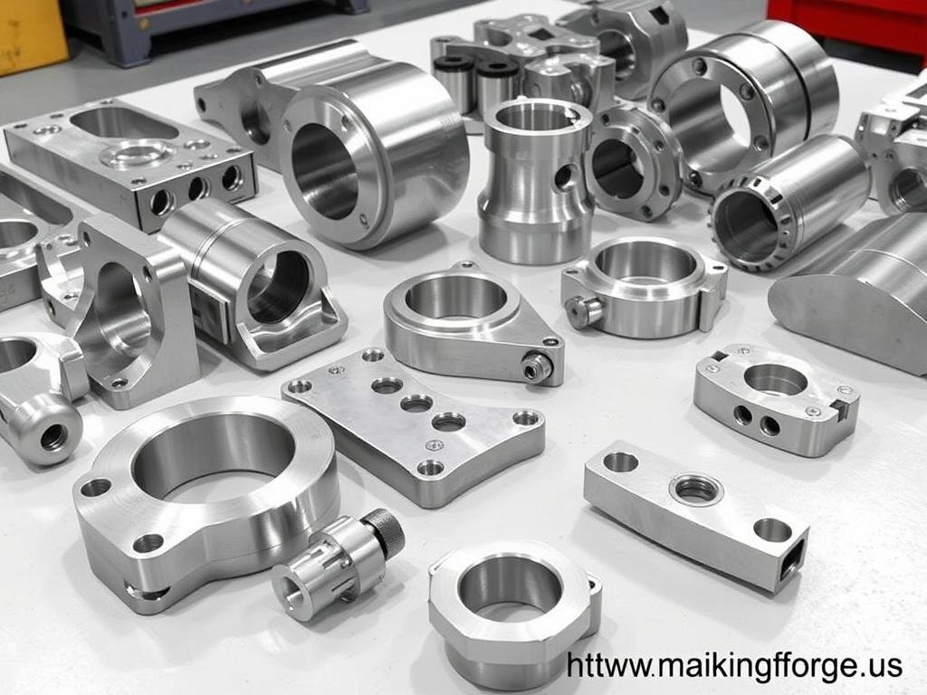 Aerospace aluminum forged components manufactured by MAIKONG Aluminum Forging Factory