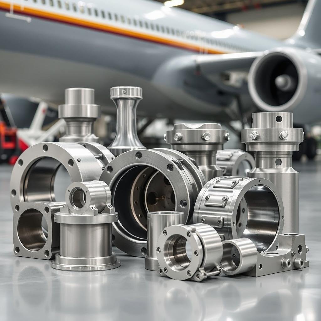 Aerospace aluminum forged components