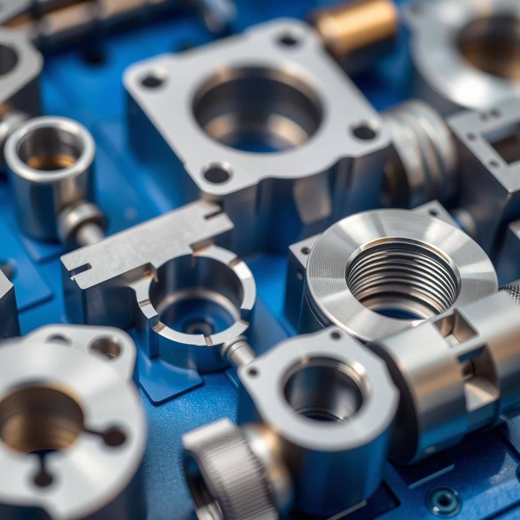 Aerospace components machined from billet aluminum