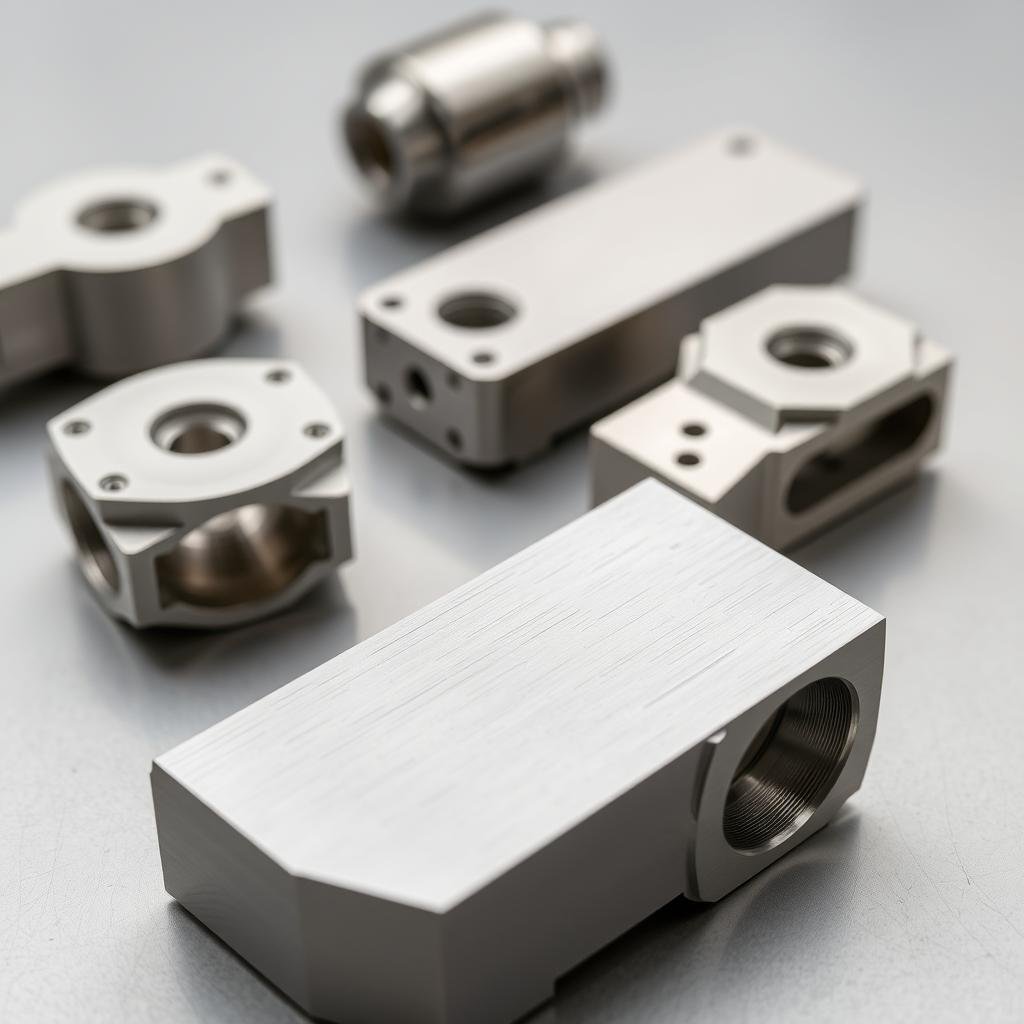 Aerospace components machined from billet aluminum