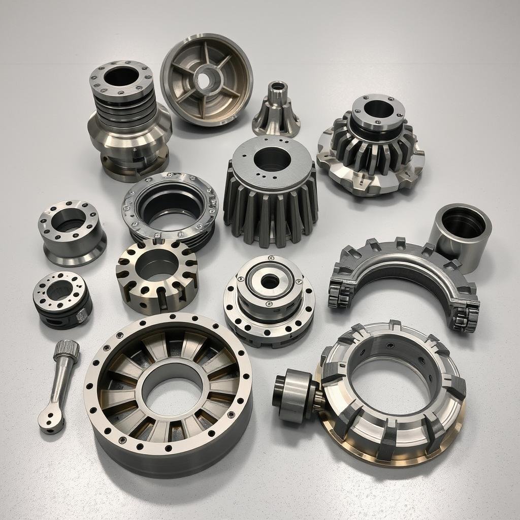 Aerospace forged components including landing gear parts