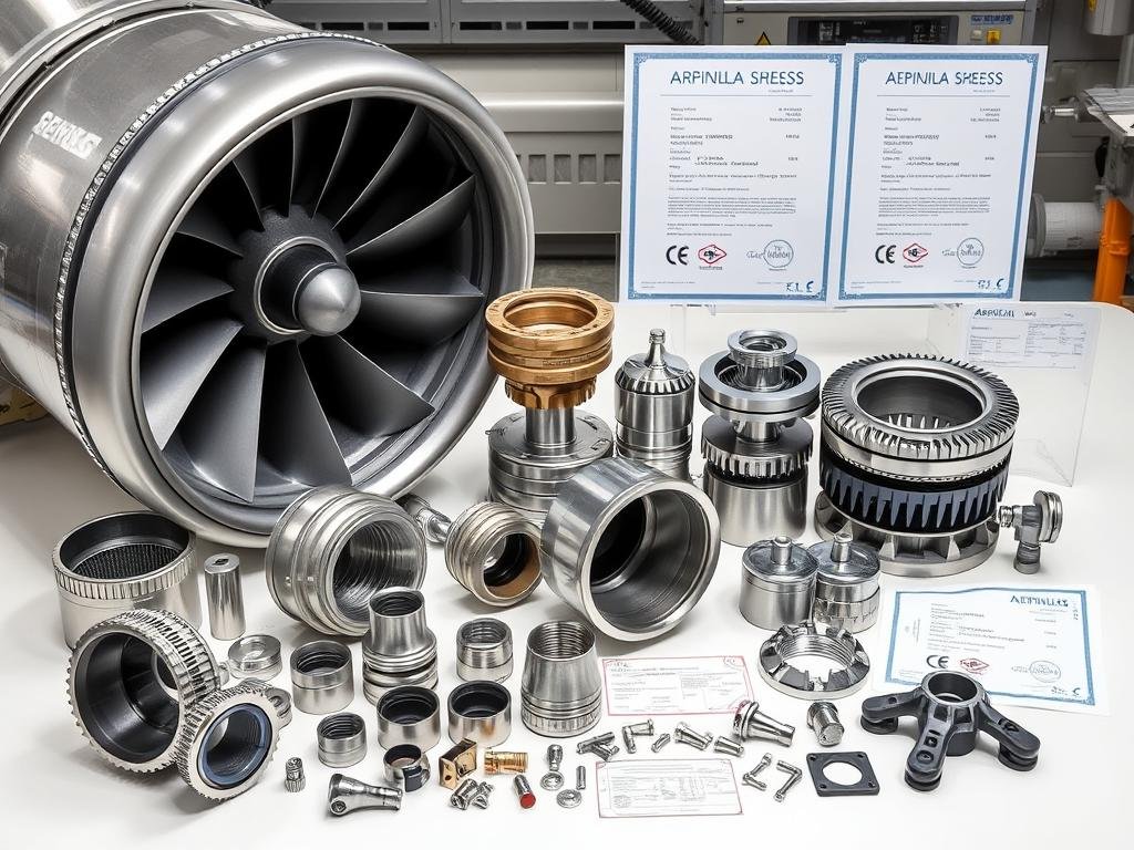 Aerospace-grade components manufactured with precision forge tooling