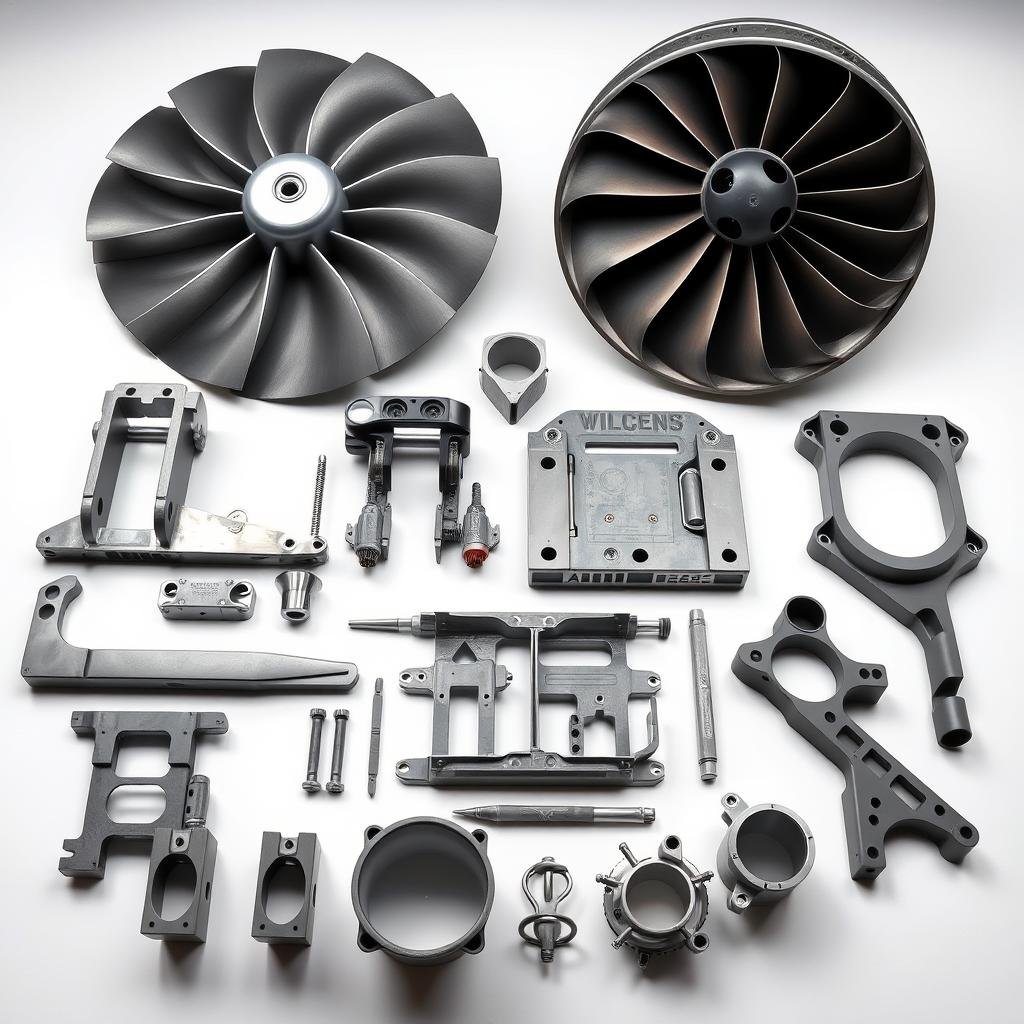 Aerospace-grade forged aluminum components