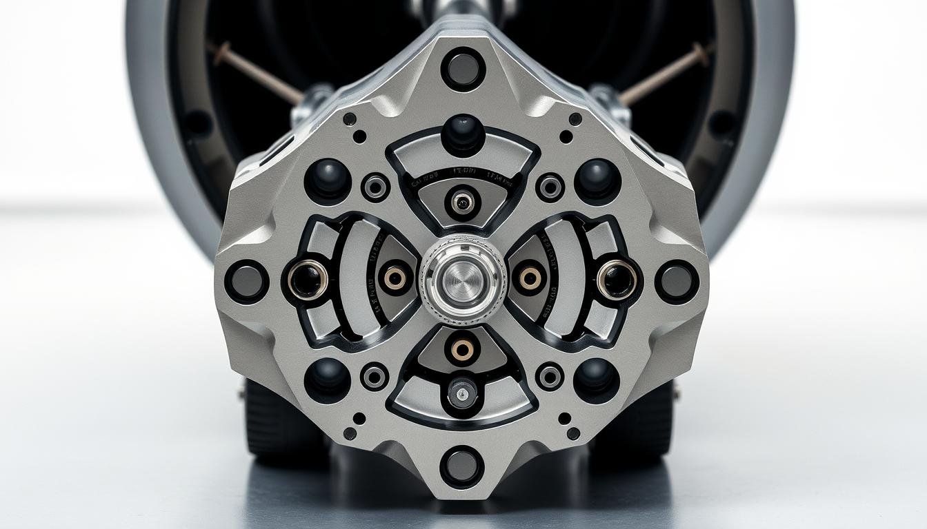 Aerospace landing gear component made from machined aluminum forgings 7075 t6