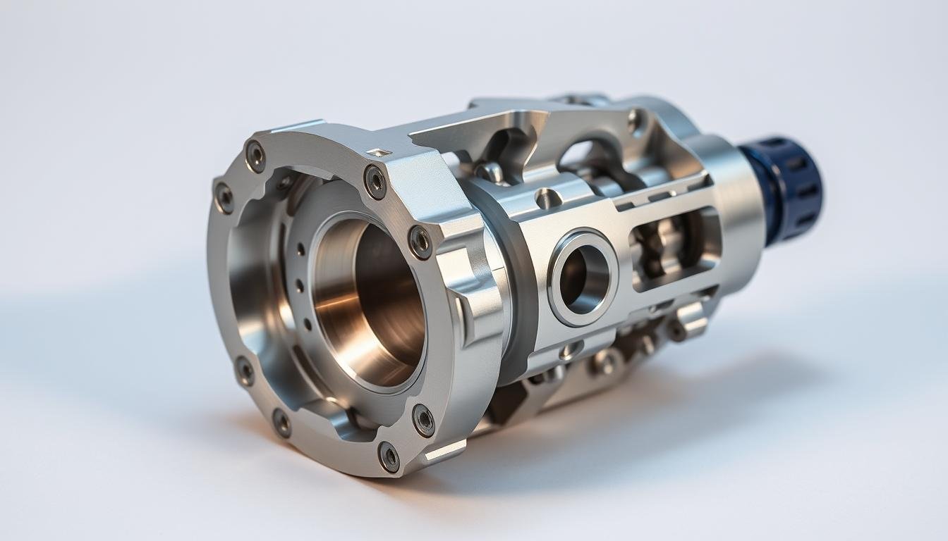 Aerospace structural component machined from aluminum billet