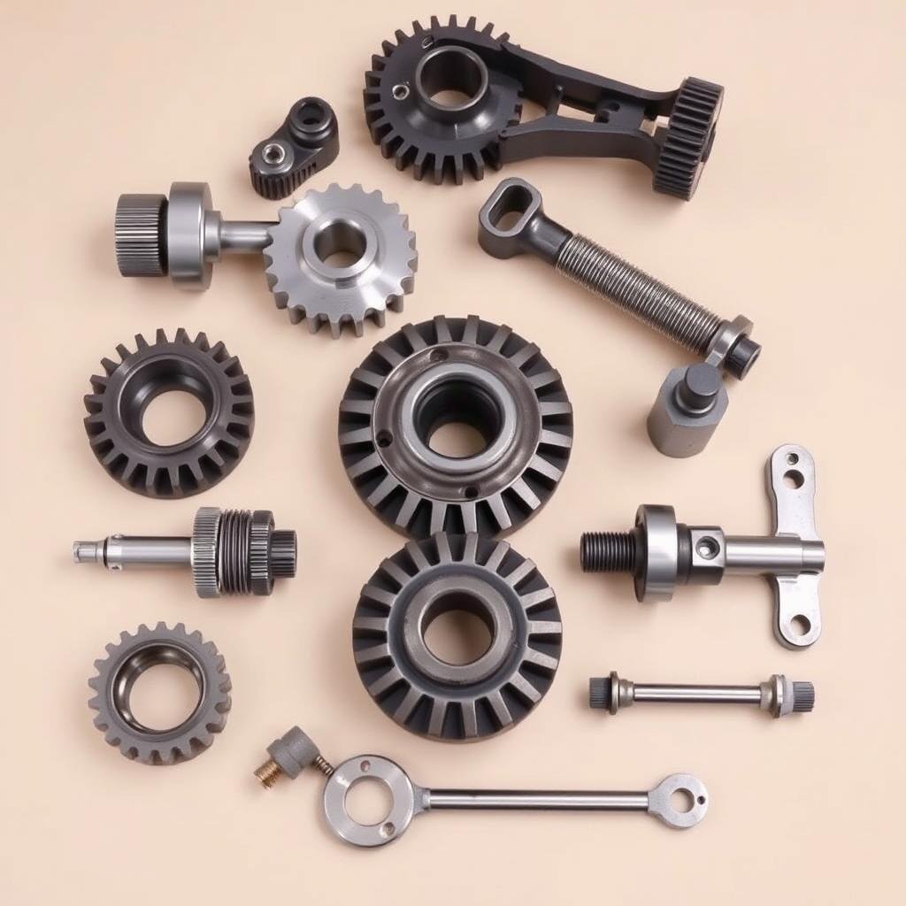 Agricultural steel forged equipment components