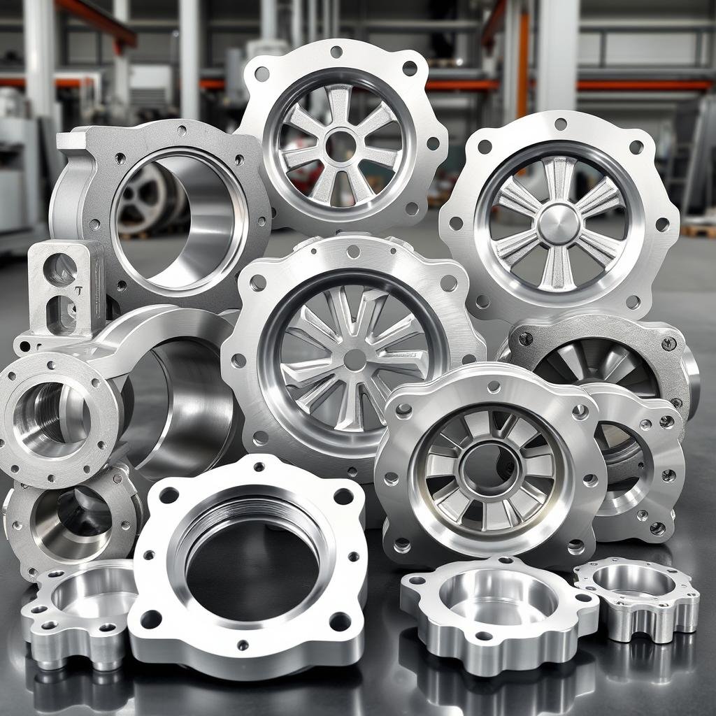 Aluminum alloy forged parts