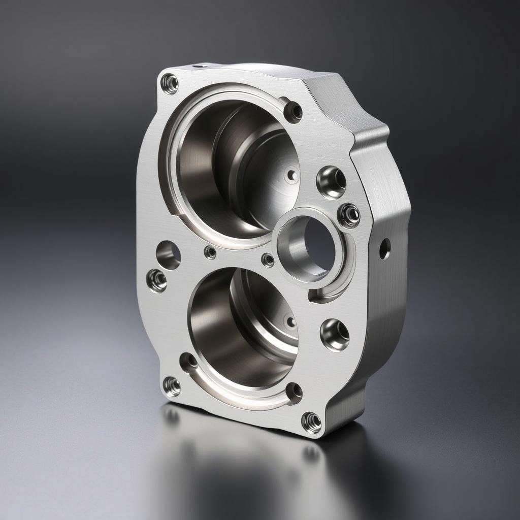 Aluminum forged aerospace part with machined features