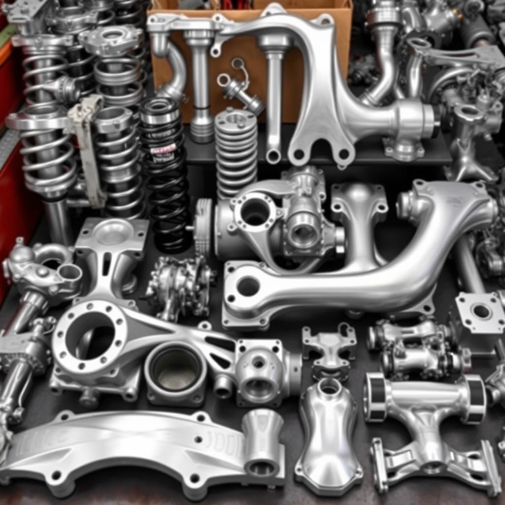 Aluminum forged components for automotive applications