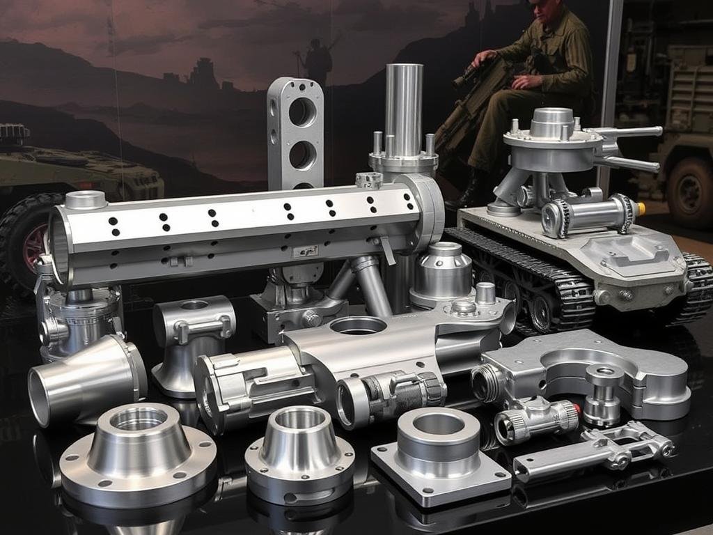 Aluminum forged defense components Aluminum forged defense components