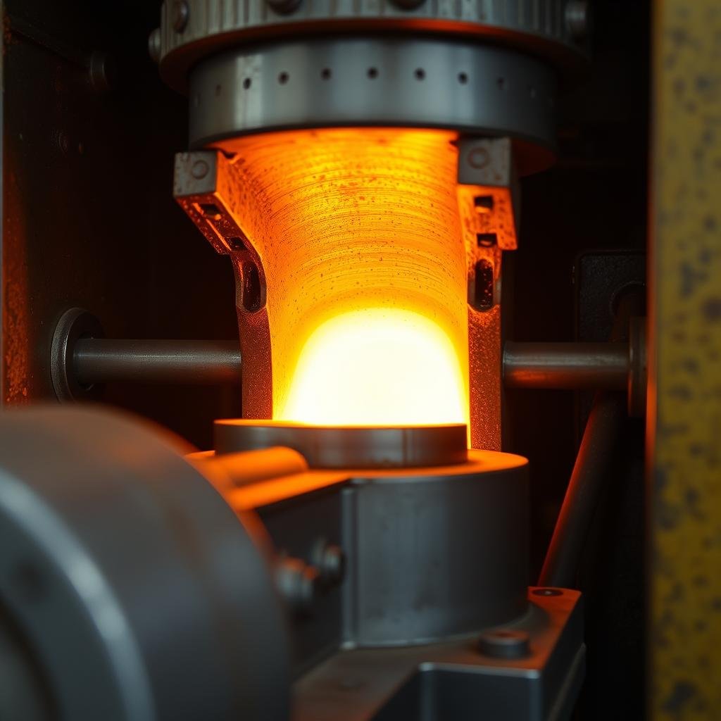 Aluminum forging process at MAIKONG