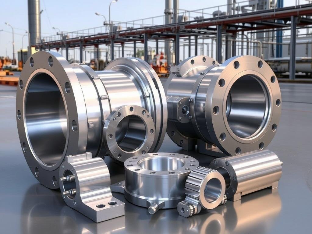 Aluminum forgings for energy production and distribution