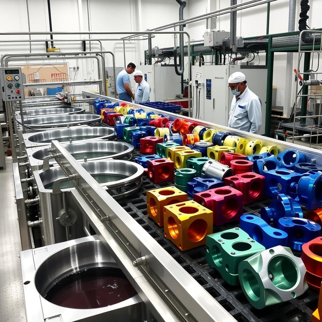 Anodizing process for aluminum forgings