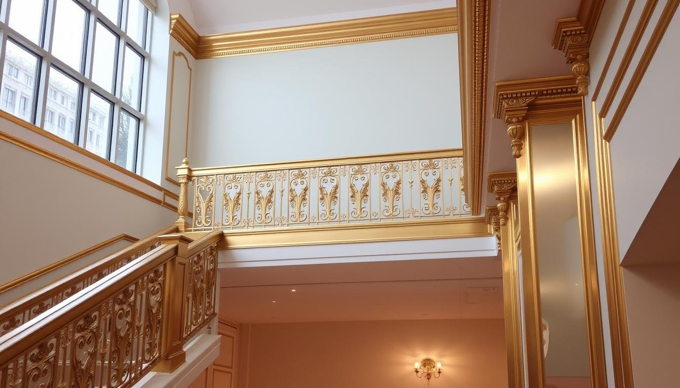 Architectural extruded brass applications by MAIKONG