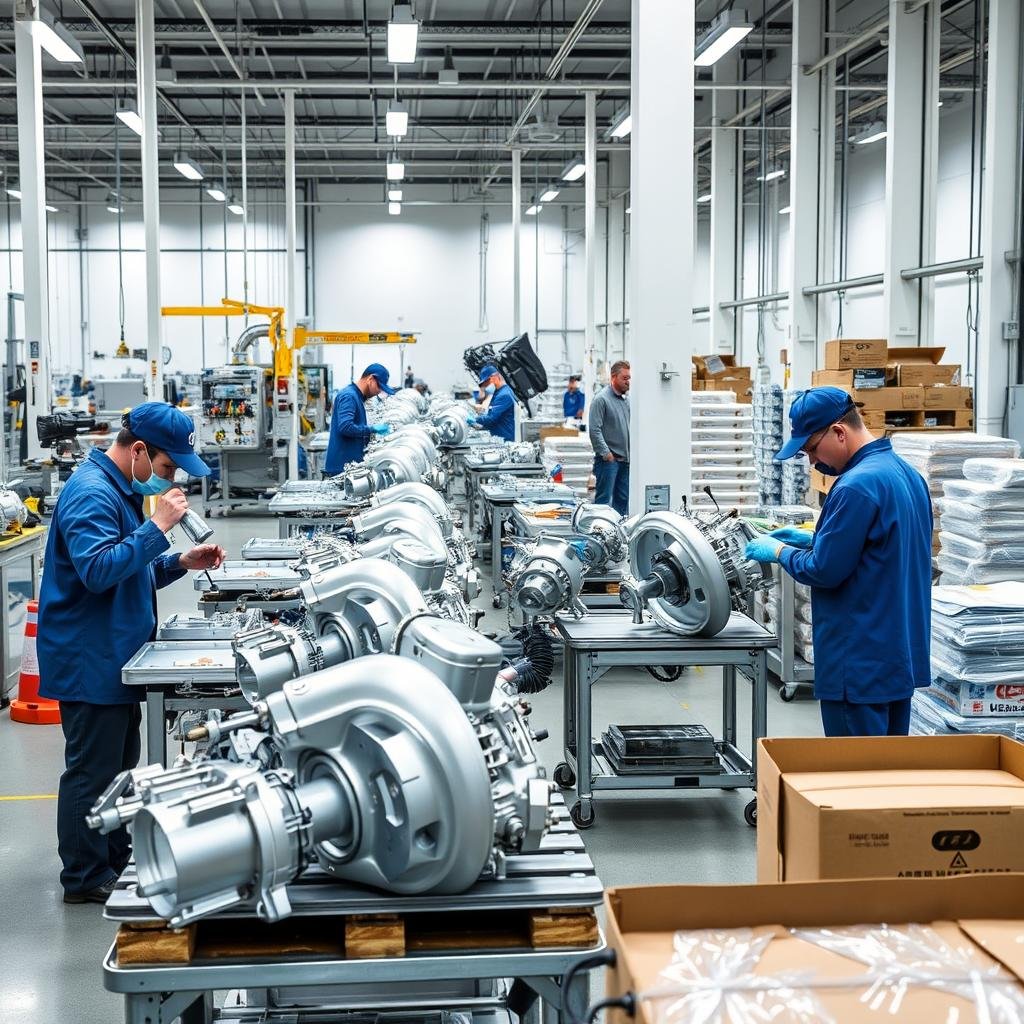 Assembly and packaging of hot forged aluminum components