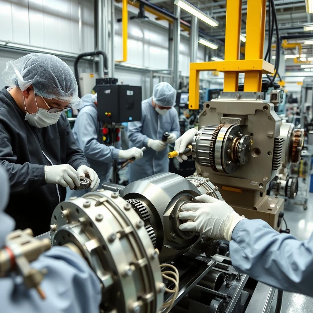 Assembly of precision machined components