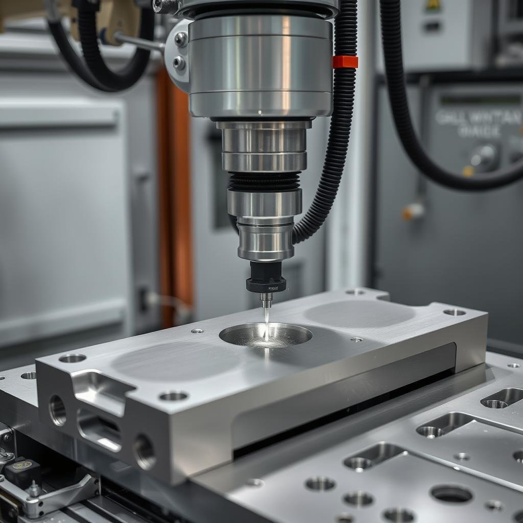 Automated grinding robot removing parting lines from aluminum forgings