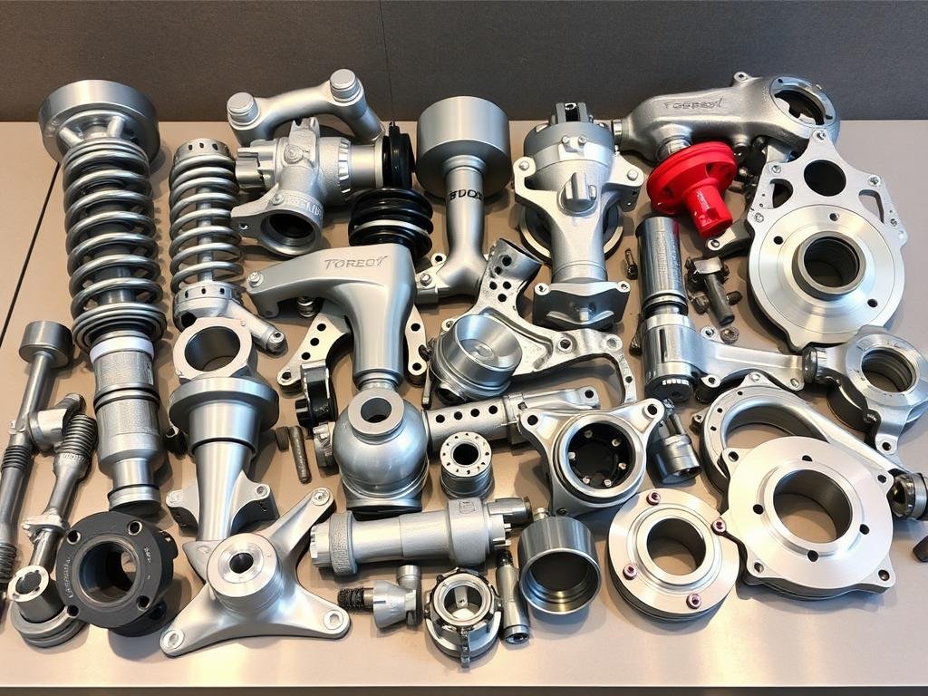 Automotive aluminum forged components for weight reduction