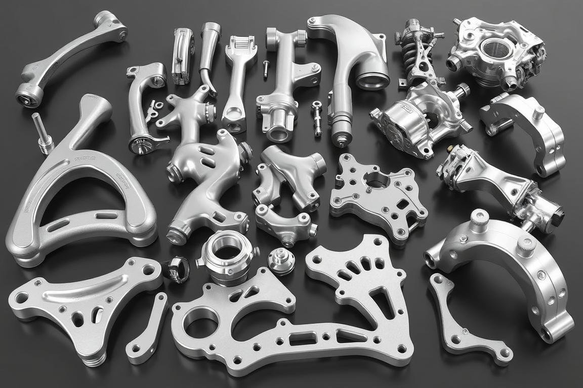 Automotive aluminum forged components manufactured by MAIKONG