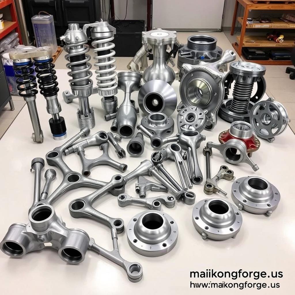 Automotive aluminum forged parts