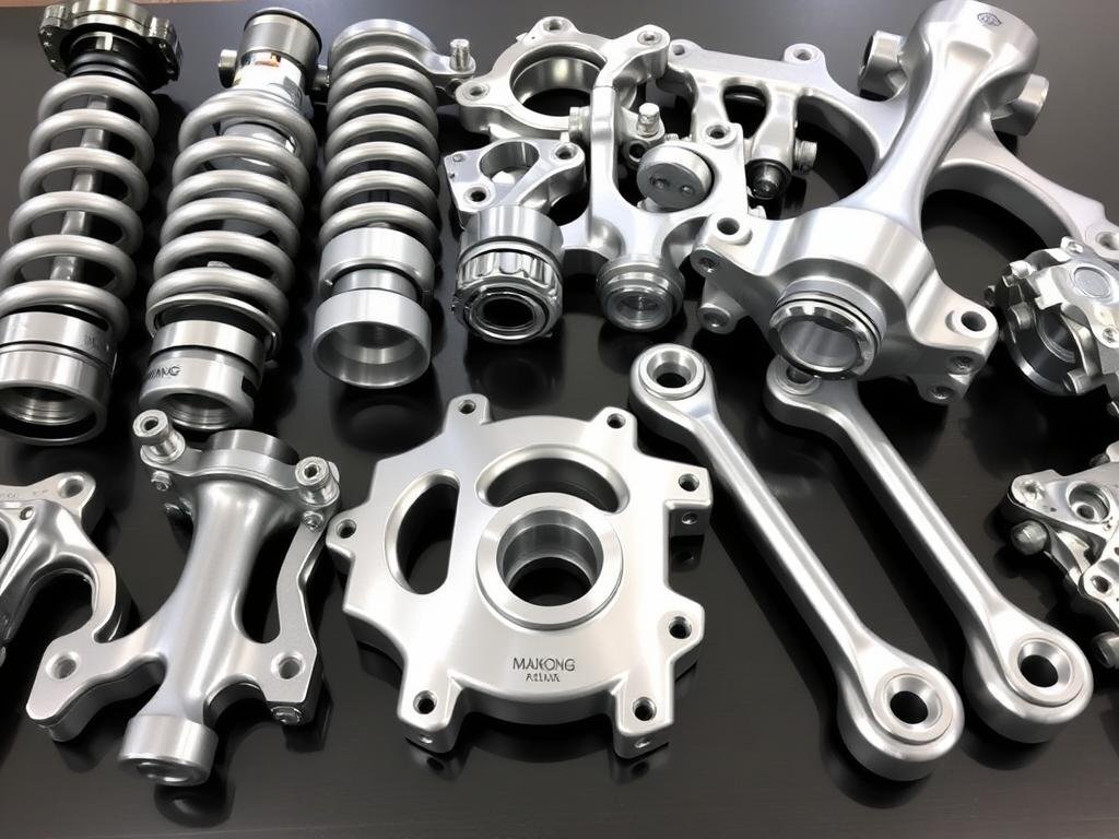 Automotive aluminum forged parts by MAIKONG showing superior performance characteristics