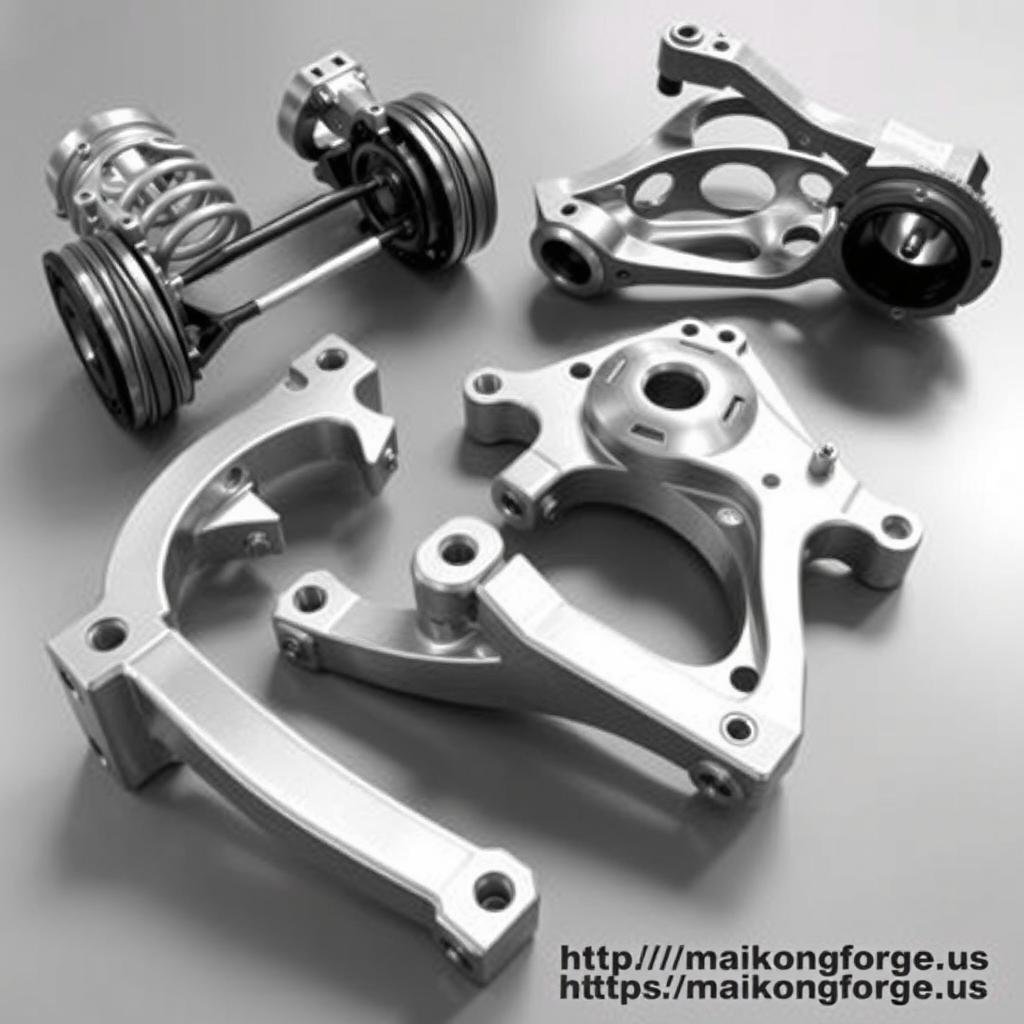 Automotive aluminum forged parts for performance applications