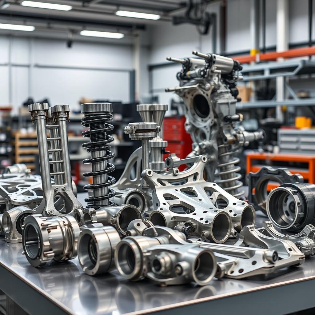 Automotive aluminum forged parts manufactured by MAIKONG