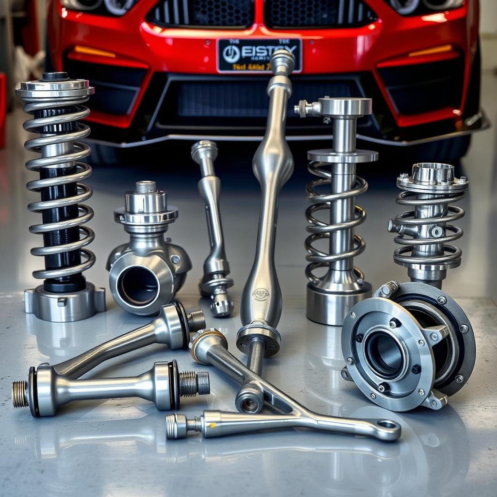 Automotive aluminum forged parts