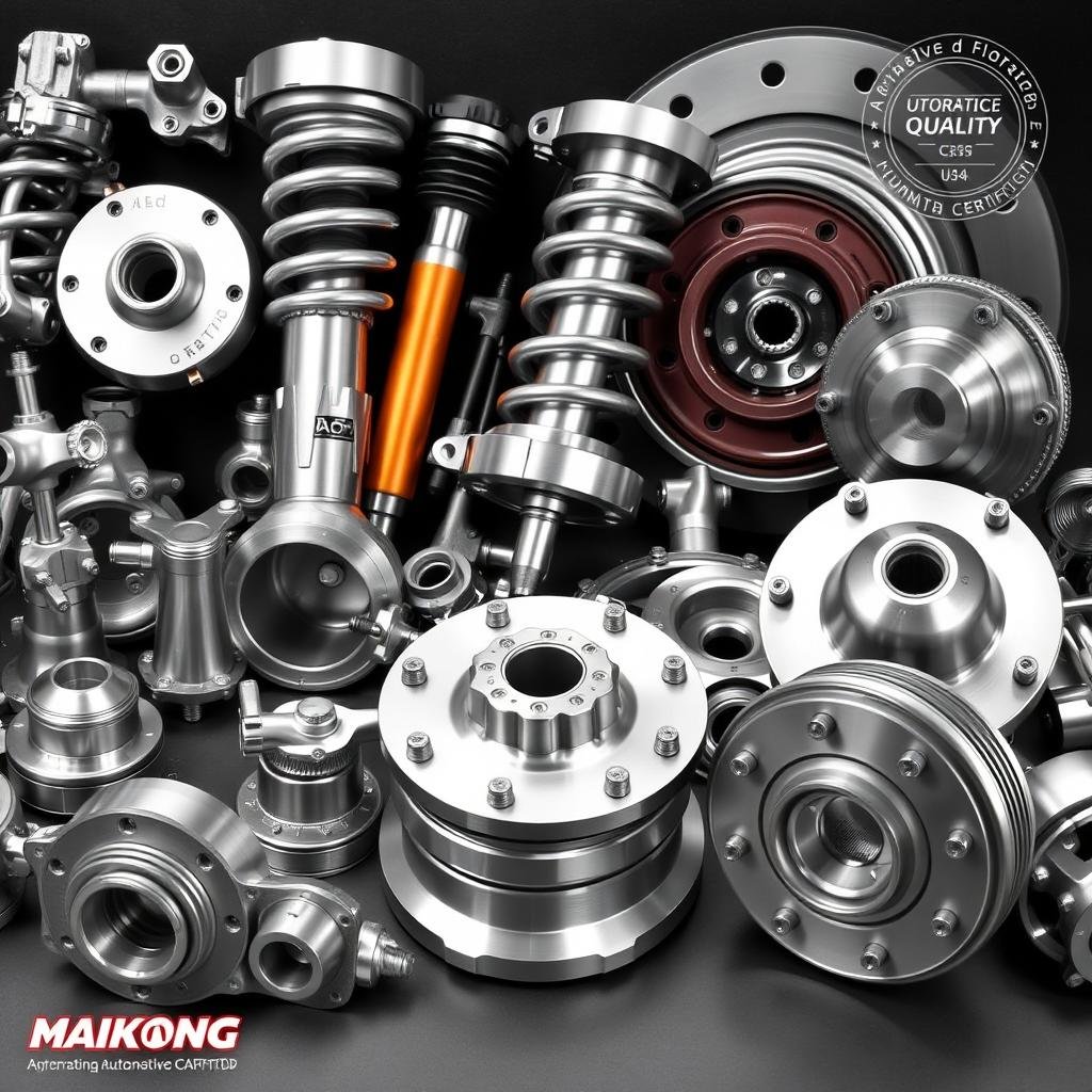 Automotive aluminum forgings produced by MAIKONG