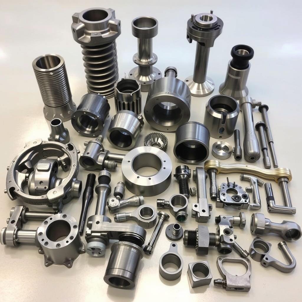 Automotive components manufactured using metal forge processes