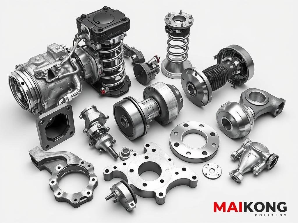 Automotive components produced through metal forging