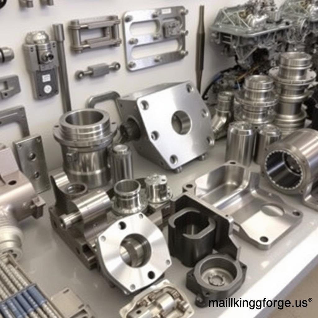 Automotive parts created through Billet Machining Process