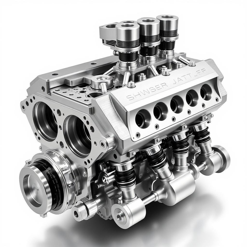 Automotive performance parts made from billet machining