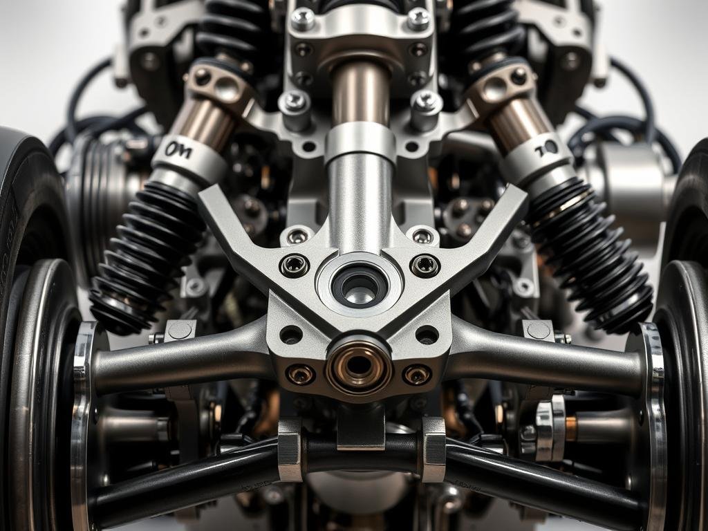 Automotive racing components made from 7075 T6 aluminum forgings