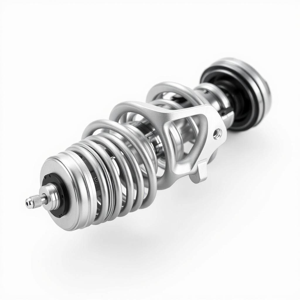 Automotive suspension component hot forged from aluminum alloy