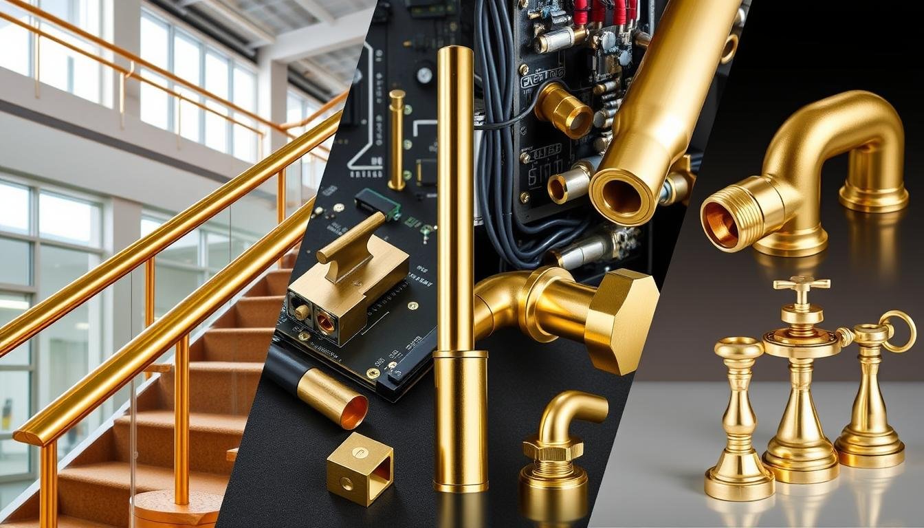 Brass extrusion components being used in various industry applications