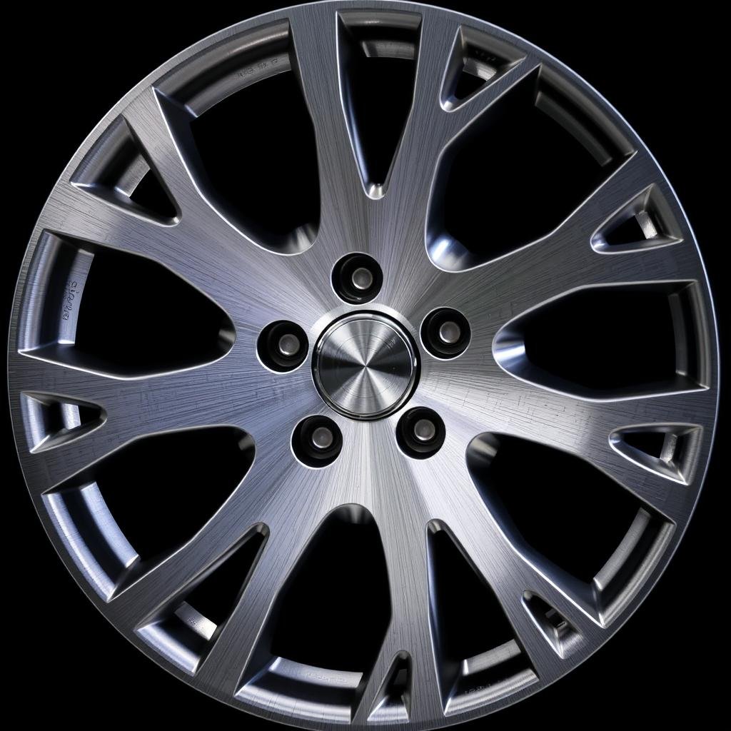 Brushed machined forged aluminum center wheel finish Brushed machined forged aluminum center wheel finish