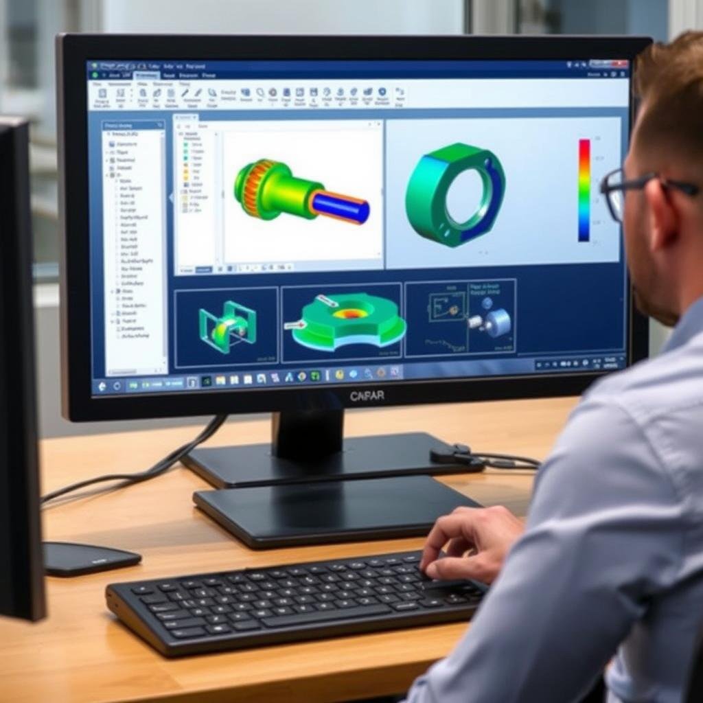 CAD/CAM design and simulation of forging process