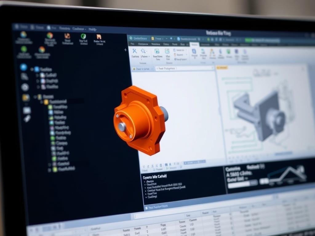CAD/CAM design for billet machining process