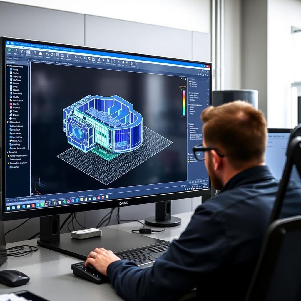 CAD/CAM design for billet machining
