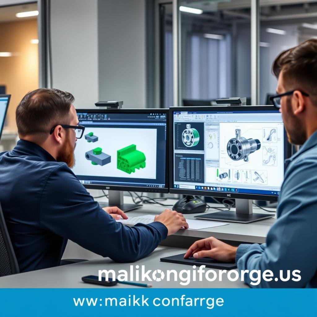 CAD/CAM design for forged aluminum components