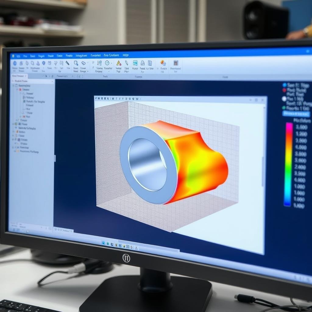 CAD/CAM design of aluminum forged part