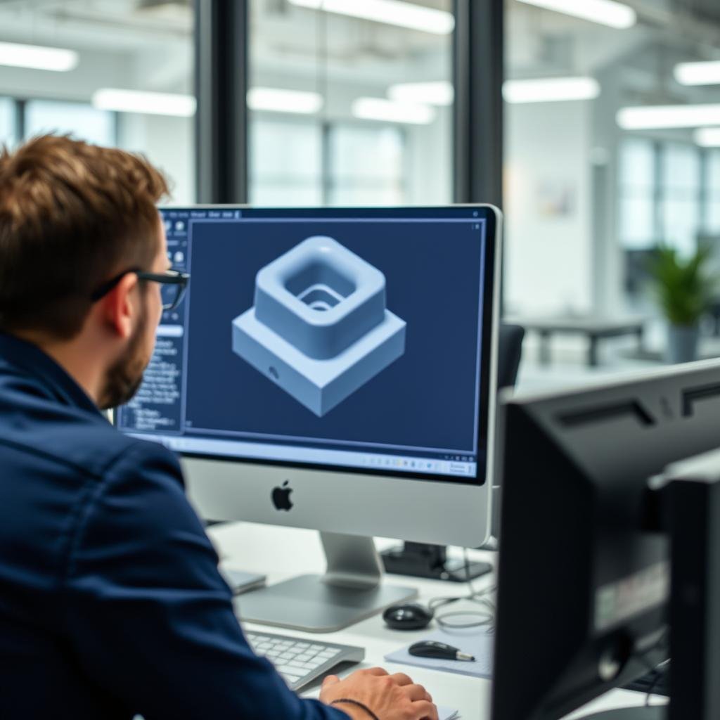 CAD/CAM design process at MAIKONG showing forging die design