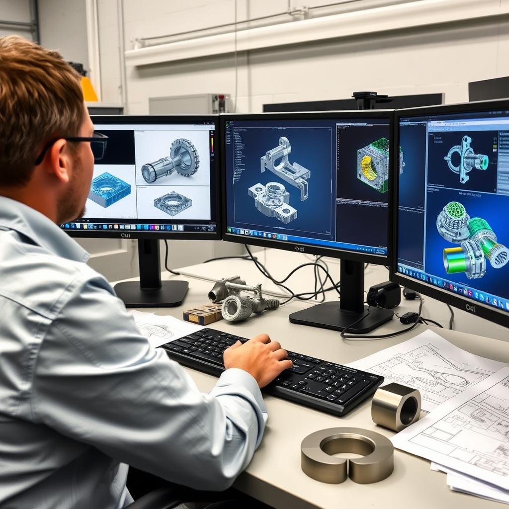 CAD/CAM design process for aluminum forged components CAD/CAM design process for aluminum forged components