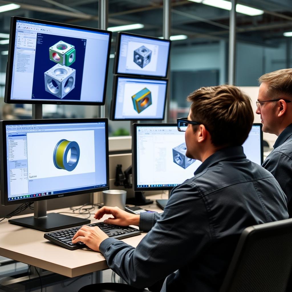 CAD/CAM design process for aluminum forged components