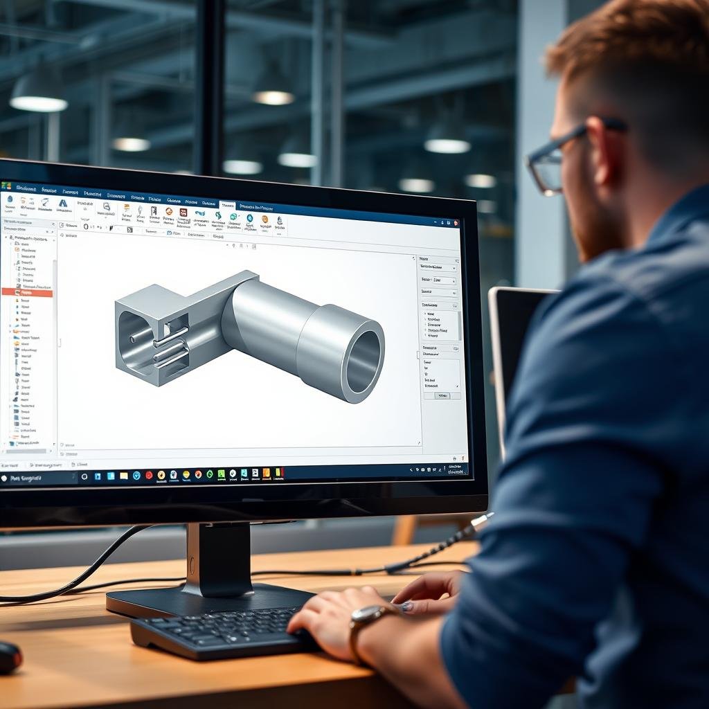 CAD/CAM design process for aluminum forging