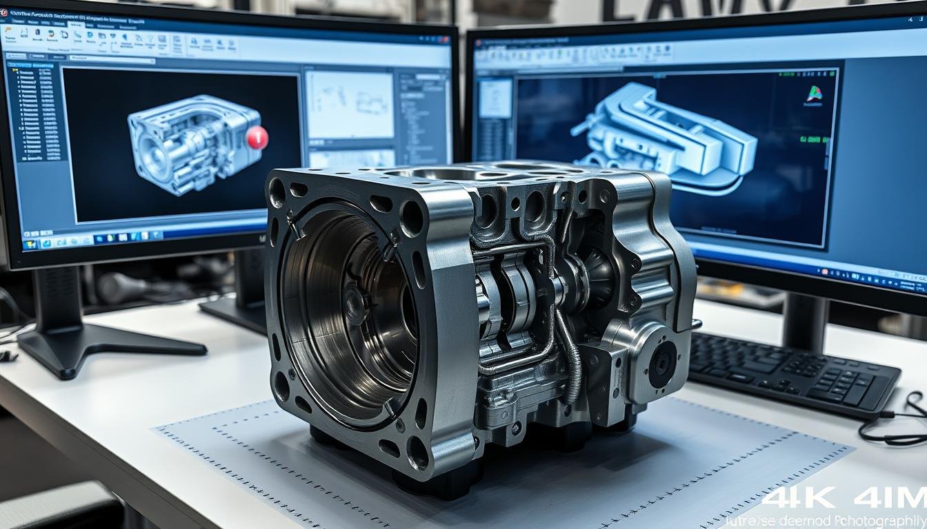 CAD/CAM design process for forged aluminum engine blocks CAD/CAM design process for forged aluminum engine blocks