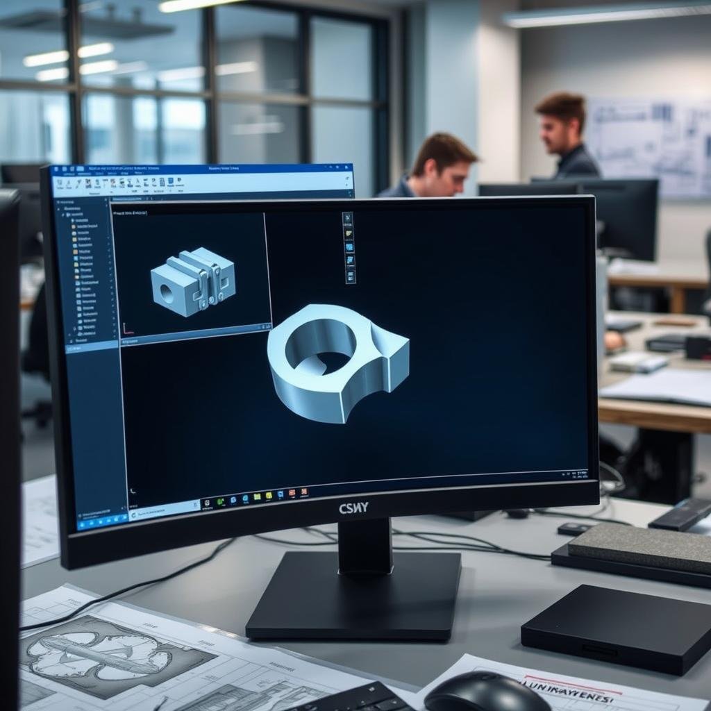 CAD/CAM design process for hot forged aluminum components